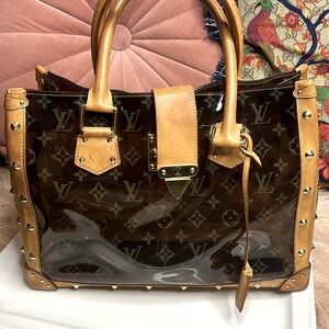 Louis Vuitton Limited Edition Vinyl Monogram Ambre Neo Cabas Cruise Bag